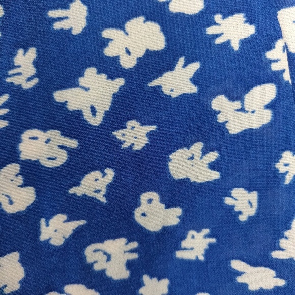 The Limited Outback Red blue white print top d11 - Picture 3 of 8